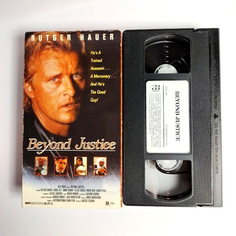 Beyond Justice VHS Movie 1994 Rutger Hauer R Action Adventure
